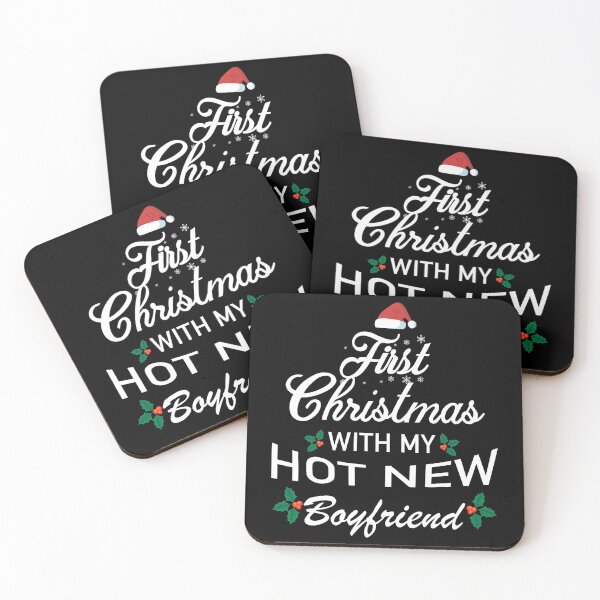 Item preview, First Christmas With My Hot New Boyfriend designed and sold by Quirknova.