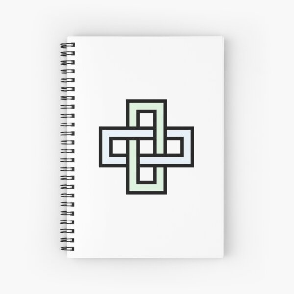 Solomon's knot Spiral Notebook