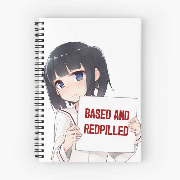 Item preview, BASED AND REDPILLED ZOOMER DOOMER BOOMER  CUTE ANIME GIRL EGIRL HOLDING SIGN WOMAN GIRL designed and sold by Rosko-.