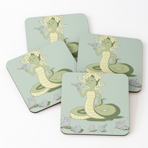 Princess Medusa and Friends Coasters (Set of 4)