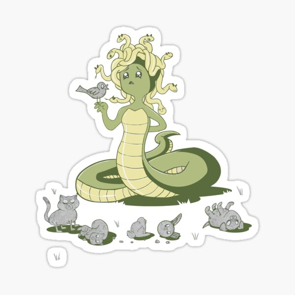 Princess Medusa and Friends Sticker