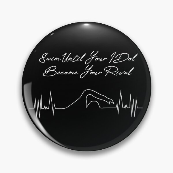 Item preview, swimming motivation quote designed and sold by PRINTED ..