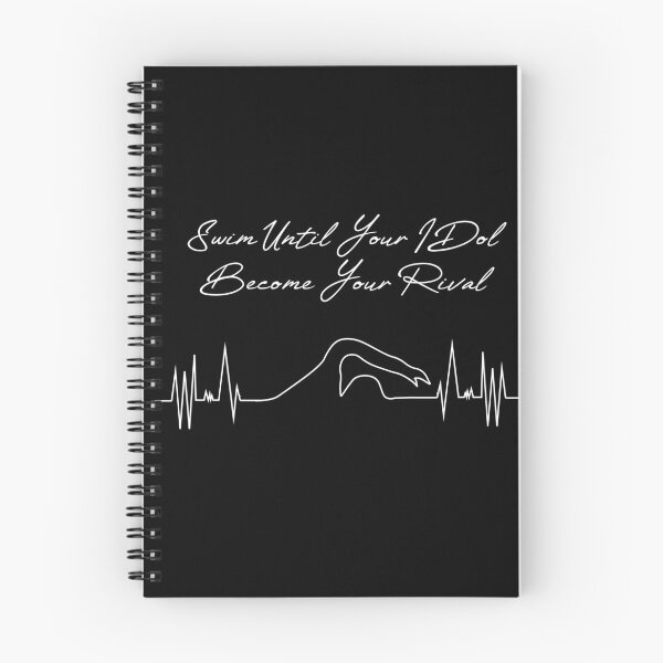 Item preview, swimming motivation quote designed and sold by PRINTED ..