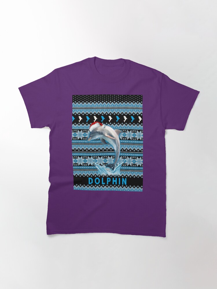 Discover Dolphin For Christmas Classic T-Shirt