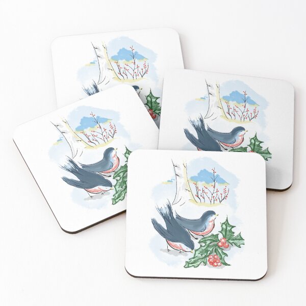 Item preview, Bluebirds in the Snow designed and sold by Sara Nuttle.