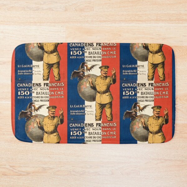 Item preview, Francais Canadiens WWI Recruitment Poster designed and sold by CitizenAwear.