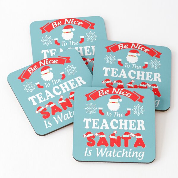 Item preview, Be Nice Teacher Santa Is Watching designed and sold by giangtran.