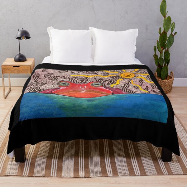 Item preview, psychedelic frog designed and sold by SavsMerch.