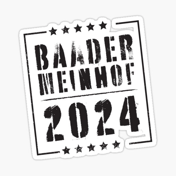 Baader-Meinhof 2024 Sticker
