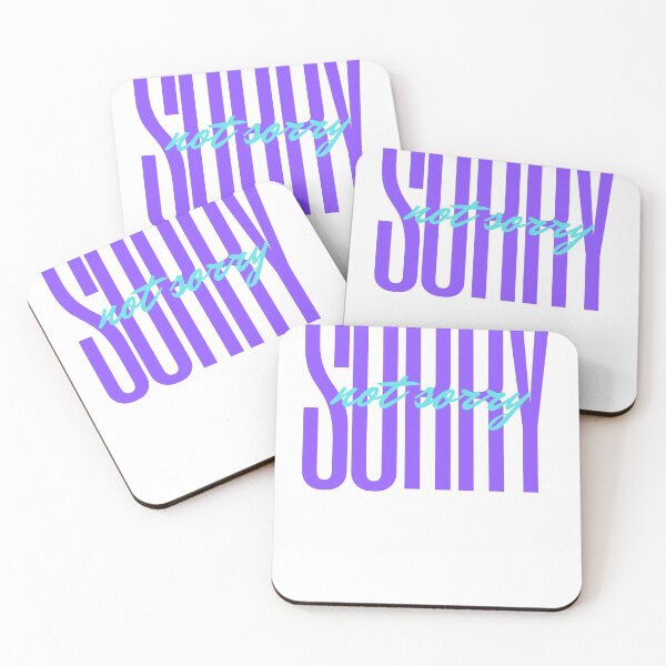 Item preview, Sorry Not Sorry - purple designed and sold by piastrelli.