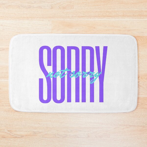 Item preview, Sorry Not Sorry - purple designed and sold by piastrelli.