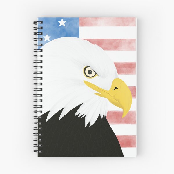 Item preview, Eagle and American flag designed and sold by irmasarts.
