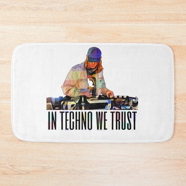Item preview, In Techno We Trust DJ Artwork designed and sold by Gordon Nelson.