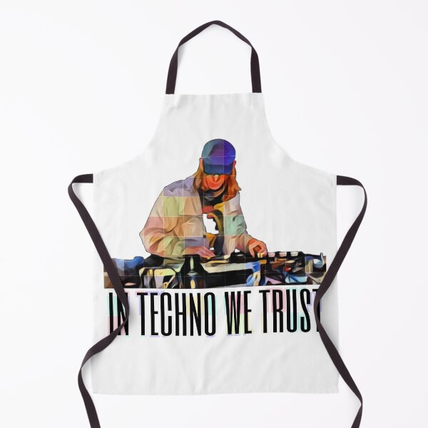 Artikelvorschau, In Techno We Trust DJ Artwork entworfen und verkauft von Gordon Nelson.