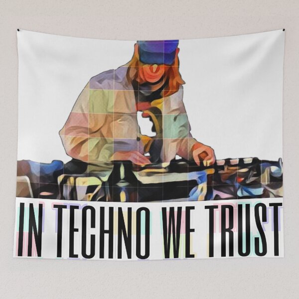 Item preview, In Techno We Trust DJ Artwork designed and sold by Gordon Nelson.