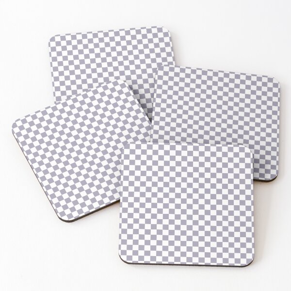 Item preview, Lavender Aura and White Check Coloured Pattern - Chequered, Checkered, Checks designed and sold by MissCheck.