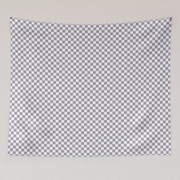 Item preview, Lavender Aura and White Check Coloured Pattern - Chequered, Checkered, Checks designed and sold by MissCheck.