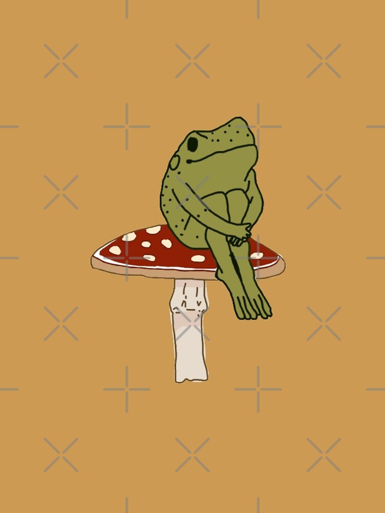 Disover frog on mushroom  iPhone Case