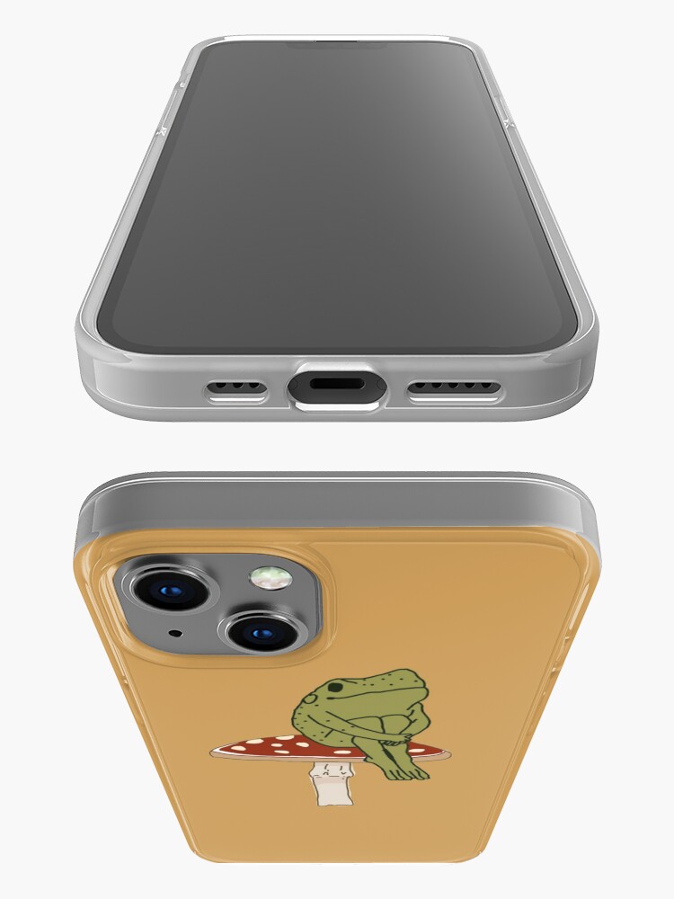 Discover frog on mushroom  iPhone Case