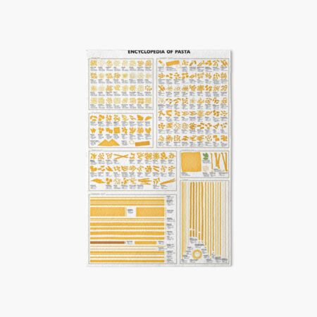 All The Pasta Art Board Print