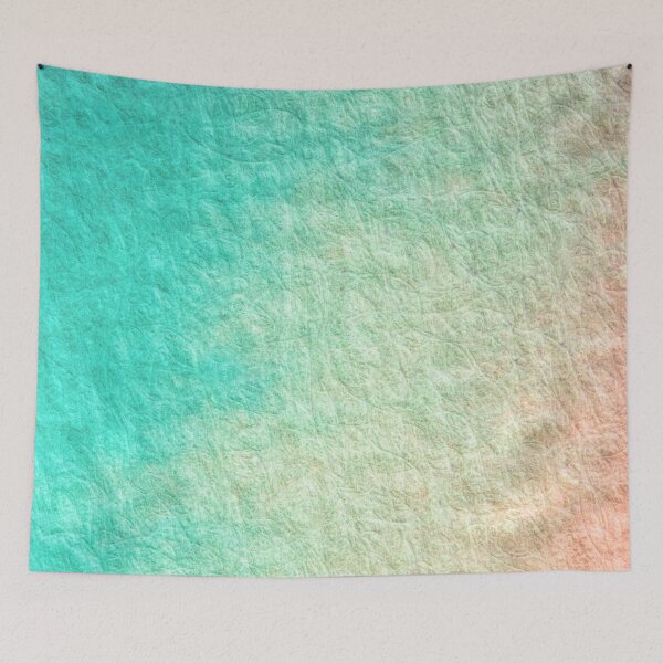 Item preview, Watercolor in Soft Shades of Teal, Tan, and Rose designed and sold by ittybittyowl.