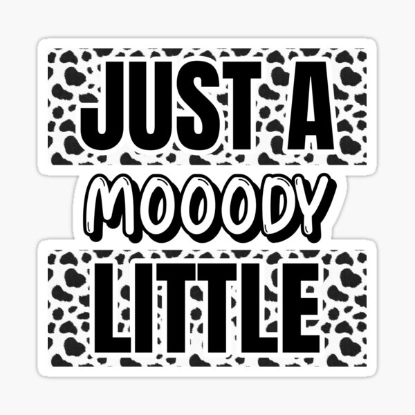 New York Cow Pattern Sticker – Big Moods