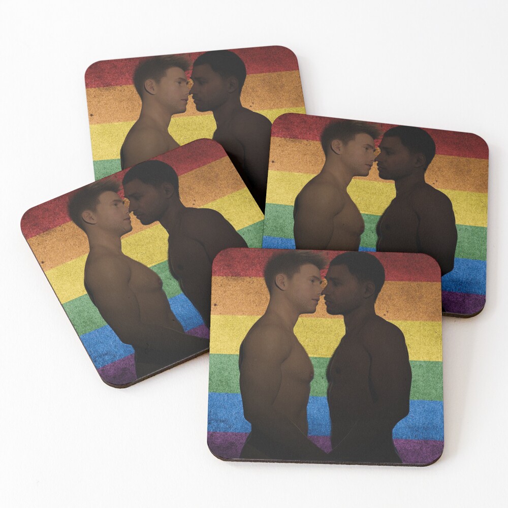 Item preview, Coasters (Set of 4) designed and sold by RexRedLGBTQ.