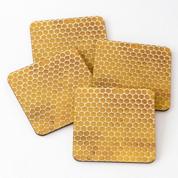 Item preview, Gold Honey Comb Pattern designed and sold by sarahvonurban.