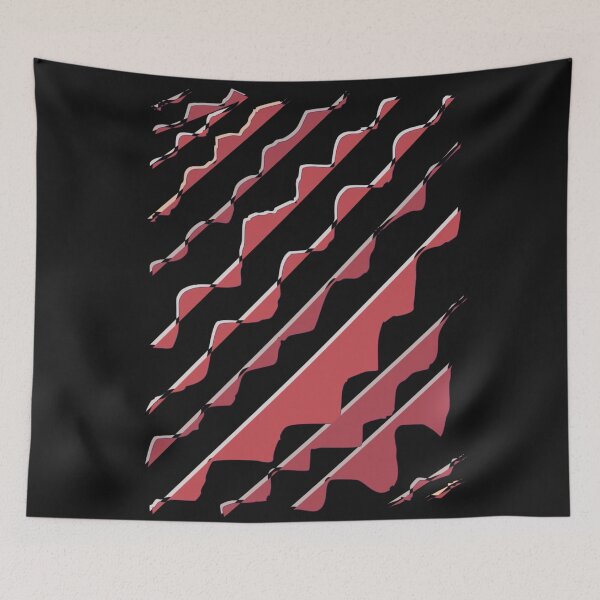 Item preview, Inverted Ripples in Red designed and sold by Lians.