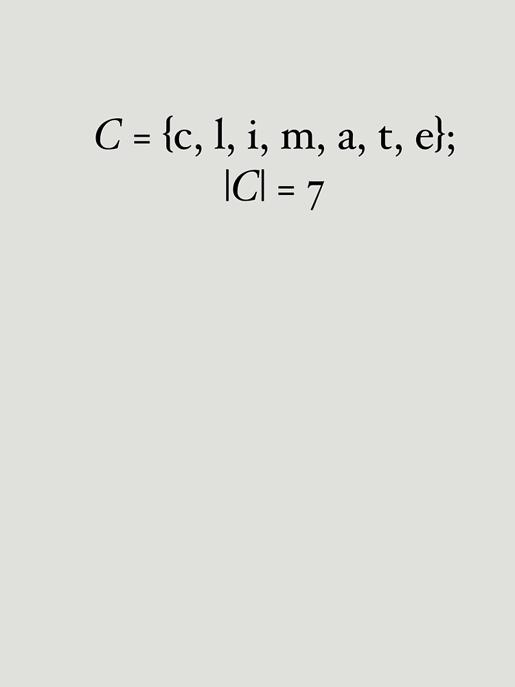 Thumbnail 7 of 7, Essential T-Shirt, Climate - Cardinal Number designed and sold by 198276pants.