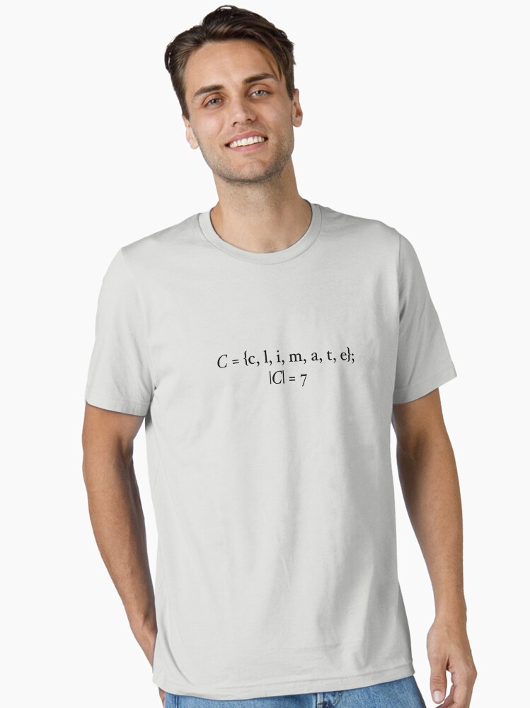 Thumbnail 1 of 7, Essential T-Shirt, Climate - Cardinal Number designed and sold by 198276pants.
