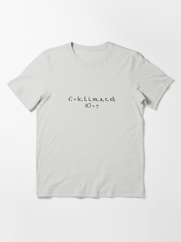 Thumbnail 3 of 7, Essential T-Shirt, Climate - Cardinal Number designed and sold by 198276pants.