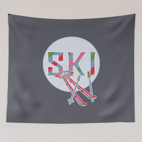 Item preview, Ski In Stripes designed and sold by SharksOnShore.