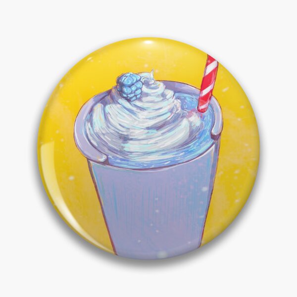 Item preview, Blue Raspberry Milkshake Illustration  designed and sold by minnnti.