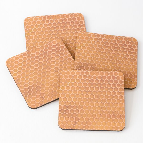 Item preview, Rose Gold Honey Comb Pattern designed and sold by sarahvonurban.