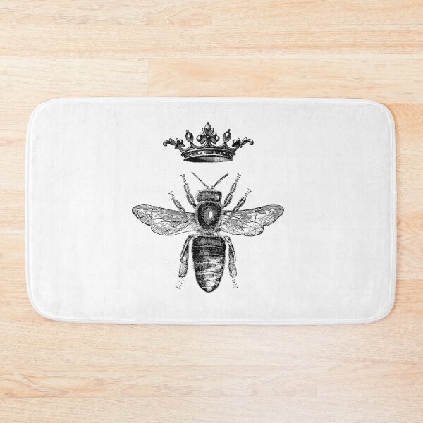 Item preview, Royal King or Queen Bee Design Hand Drawn Vintage Look Artwork designed and sold by atlastroy.