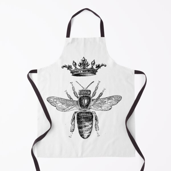 Item preview, Royal King or Queen Bee Design Hand Drawn Vintage Look Artwork designed and sold by atlastroy.