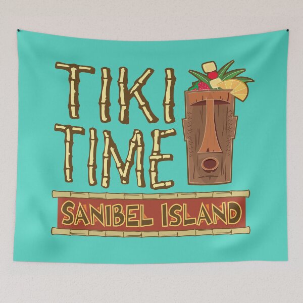 Item preview, Tiki Time on Sanibel Island designed and sold by Futurebeachbum.