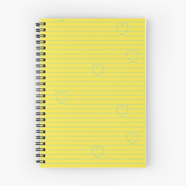 Item preview, Love Notes Hearts Stationery Notepaper Yellow designed and sold by Cecilia Mok.