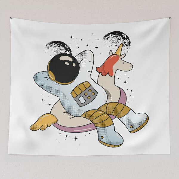 Item preview, Astronaut Chilling With Unicorn designed and sold by infleims.
