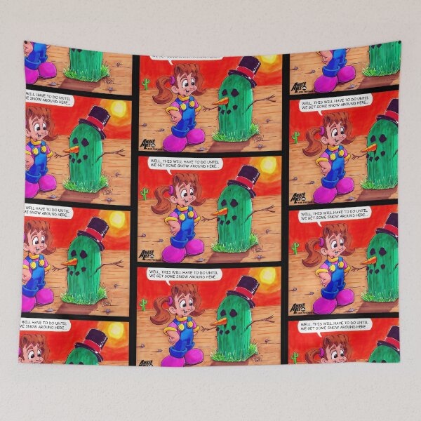 Item preview, Amber Lee's Cactus Snowman designed and sold by mcjan72.