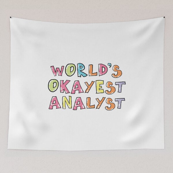 Item preview, World's Okayest Analyst Gift Idea designed and sold by betternotes.