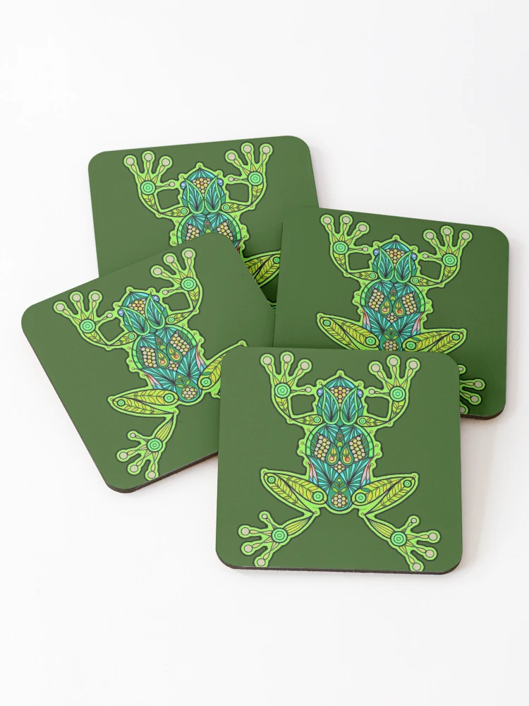 Thumbnail 1 of 5, Coasters (Set of 4), Frogsection designed and sold by ACidysfunction.