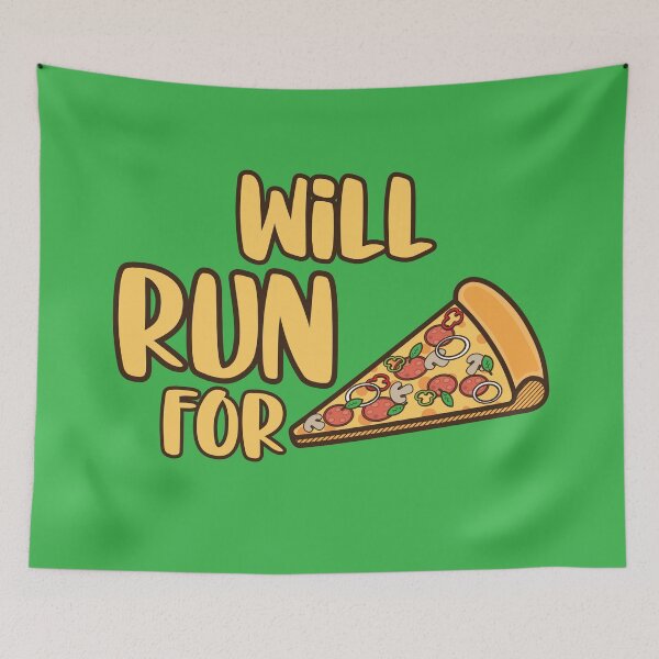 Item preview, Will Run For Pizza designed and sold by Art by s2ray.
