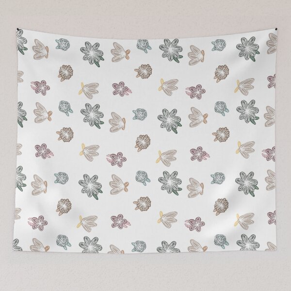 Item preview, Neutral Tone Flowers designed and sold by laurenmoee.