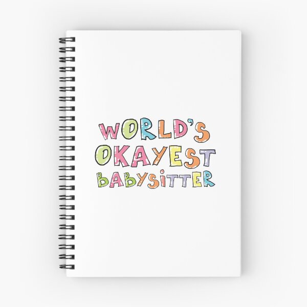 Item preview, World's Okayest Babysitter Gift Idea designed and sold by betternotes.