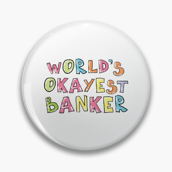 Item preview, World's Okayest Banker Gift Idea designed and sold by betternotes.