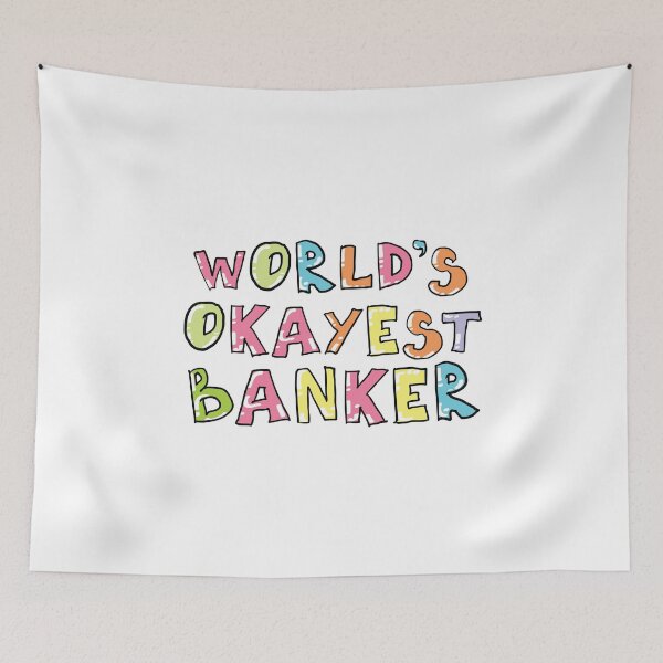 Item preview, World's Okayest Banker Gift Idea designed and sold by betternotes.
