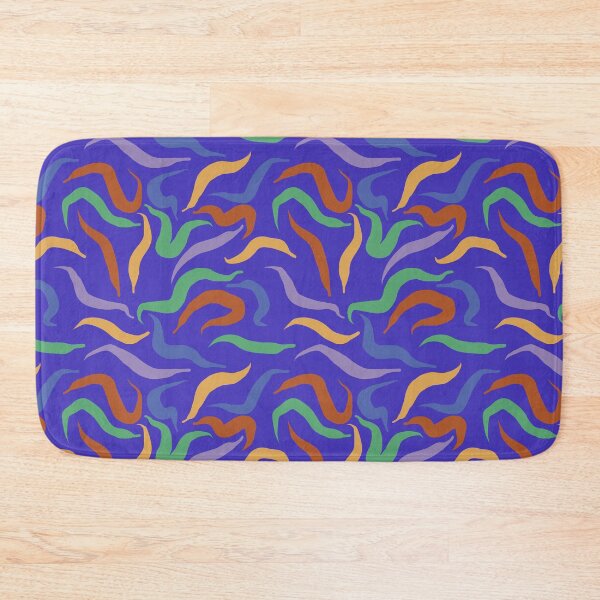 Item preview, Creature color Worms Blue background designed and sold by Miranda Benson.