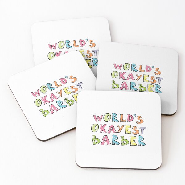 Item preview, World's Okayest Barber Gift Idea designed and sold by betternotes.